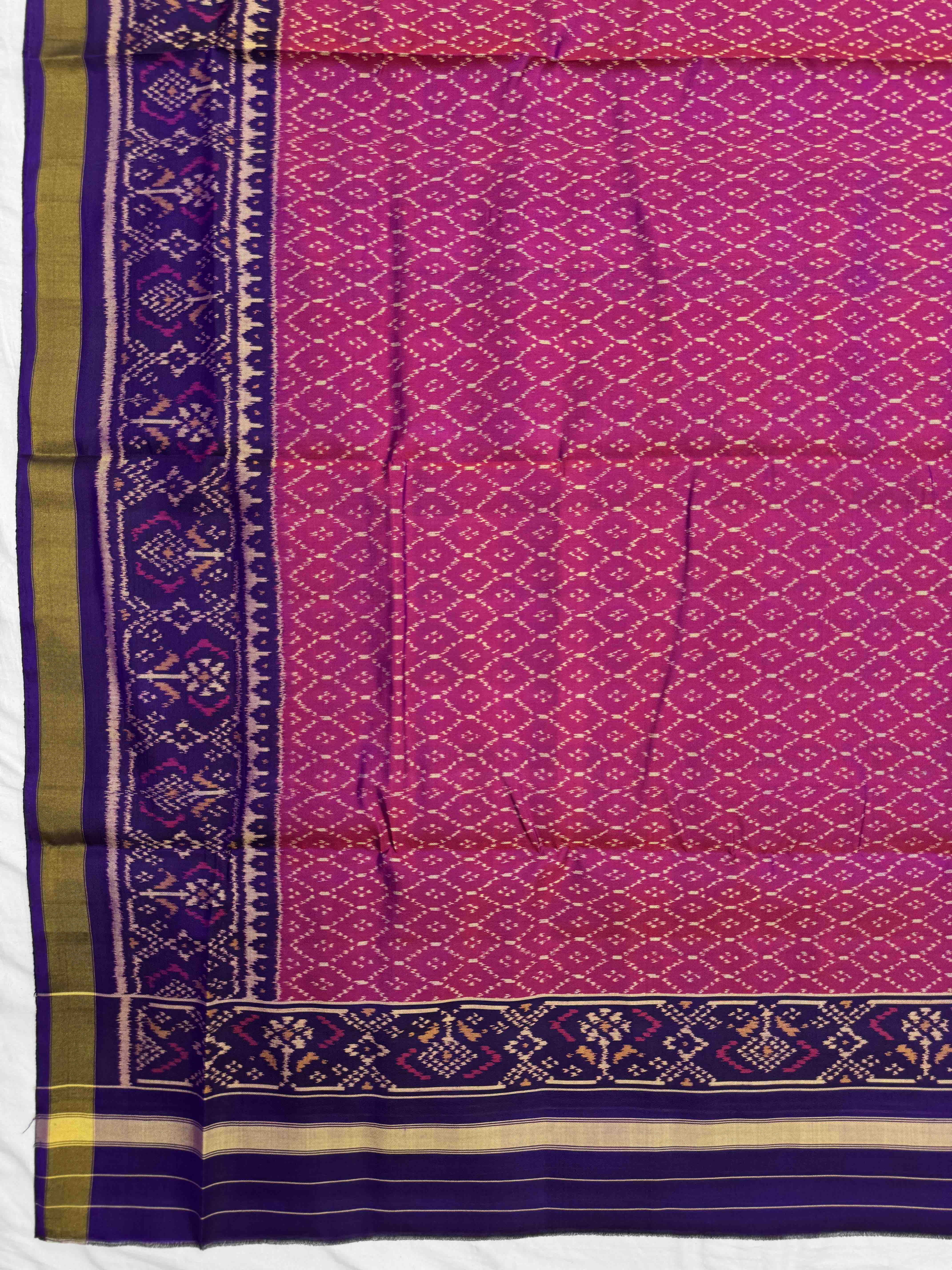 Purple & Pink Narikunj with Booty Patola Dress