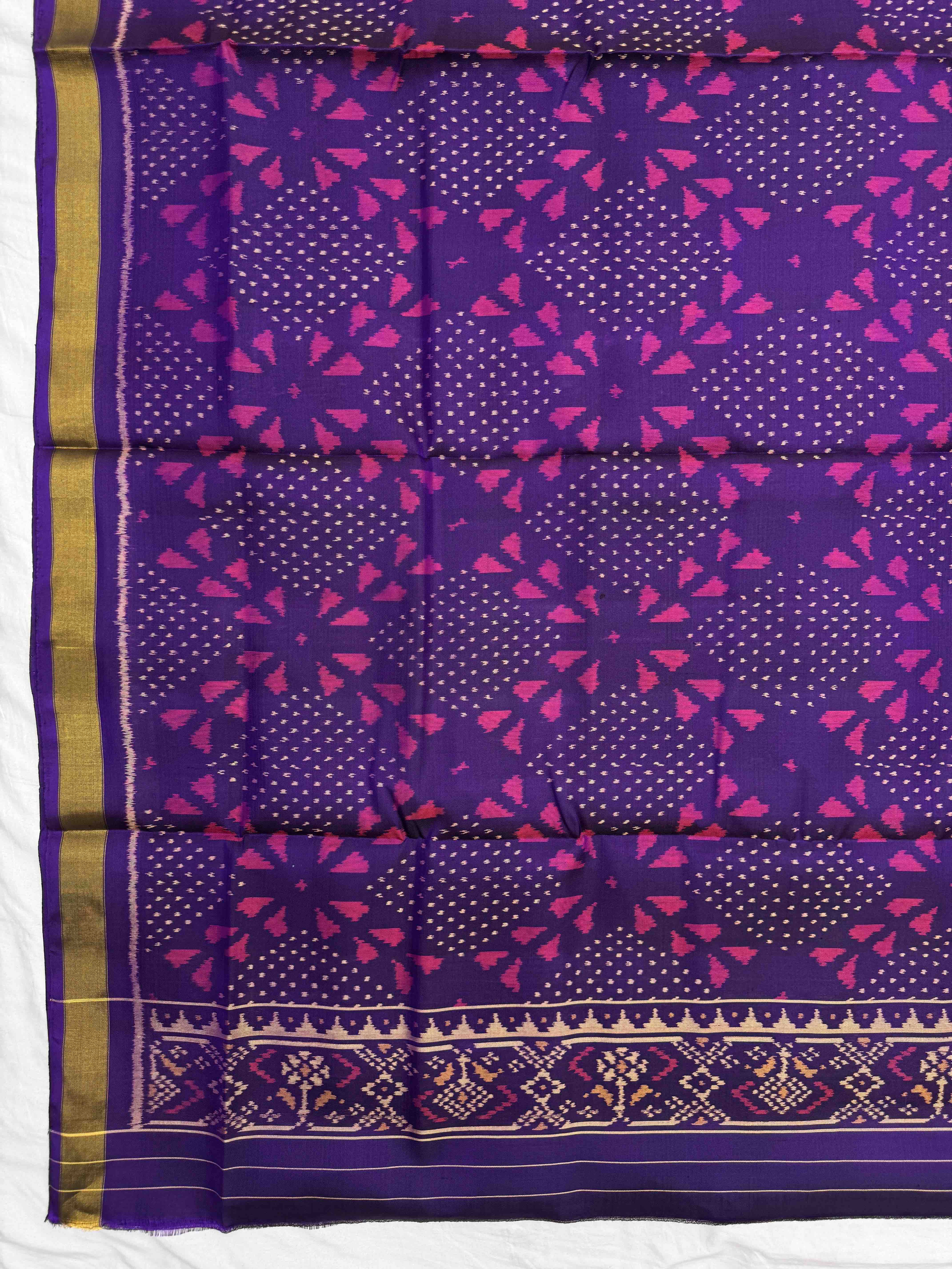 Purple & Pink Fancy with Booty Patola Dress
