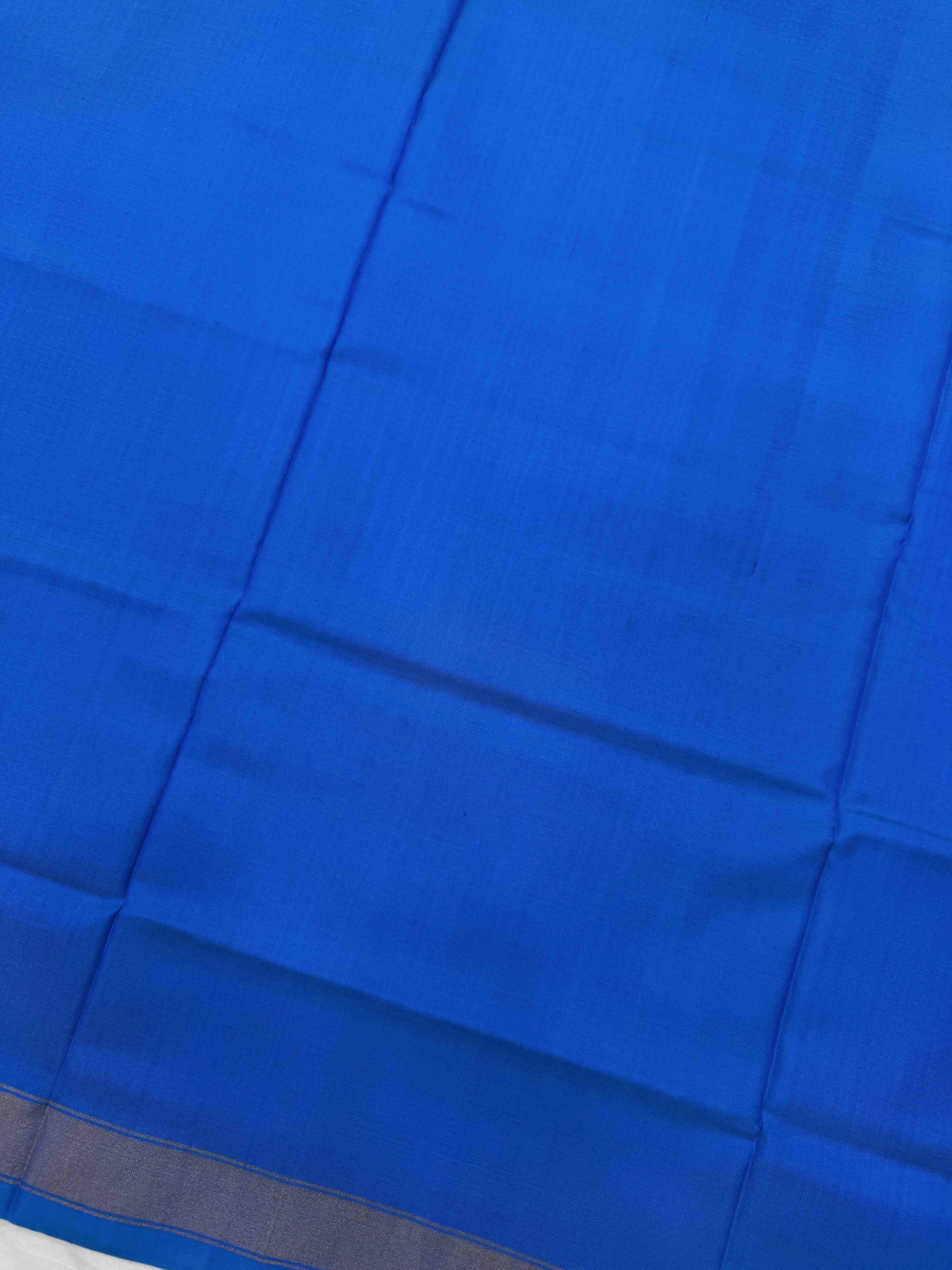Sky Blue Narikunj with Zig zag Linging Patola Dress