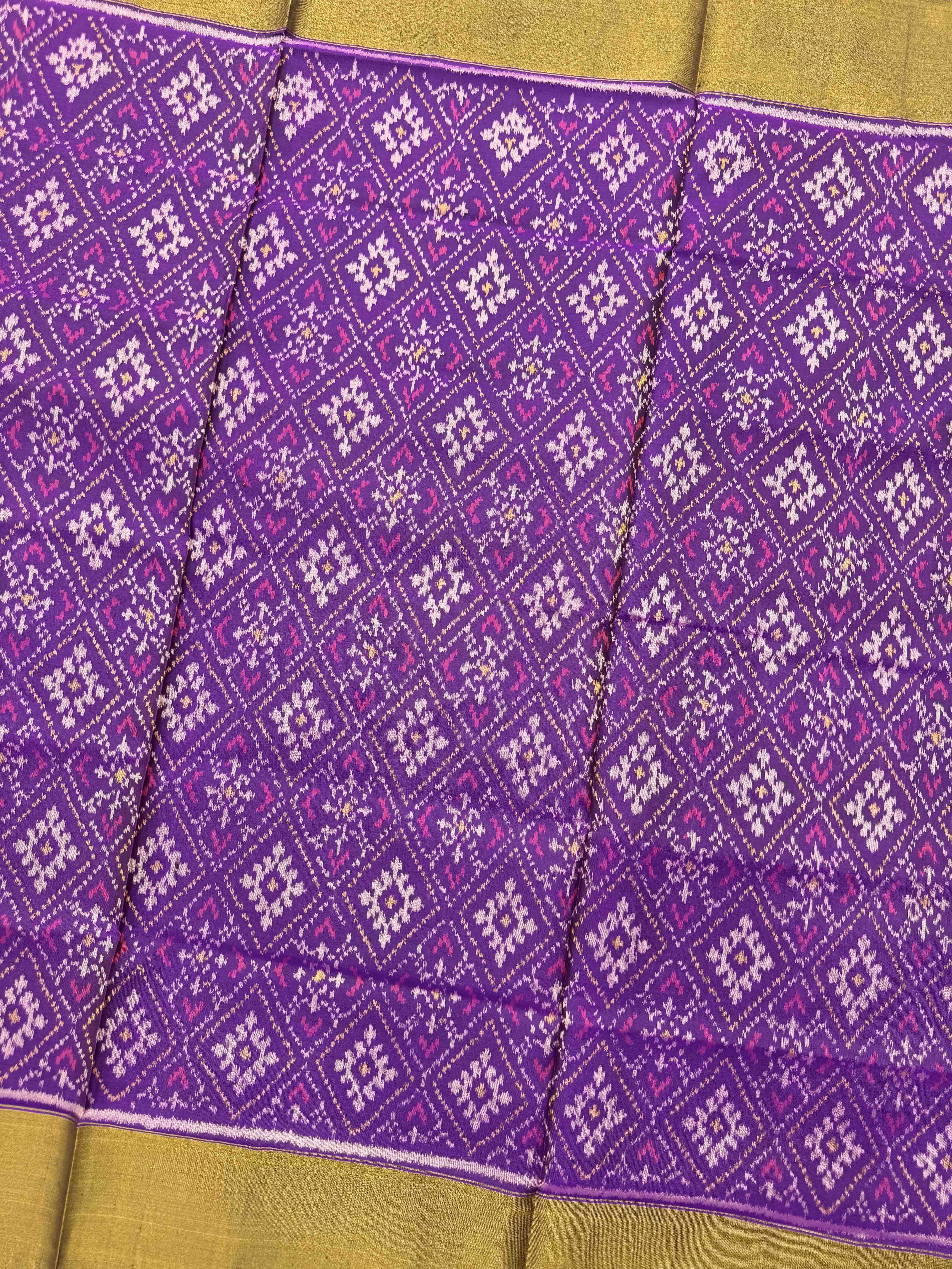 Purple Panchanda Rajkot Patola Saree