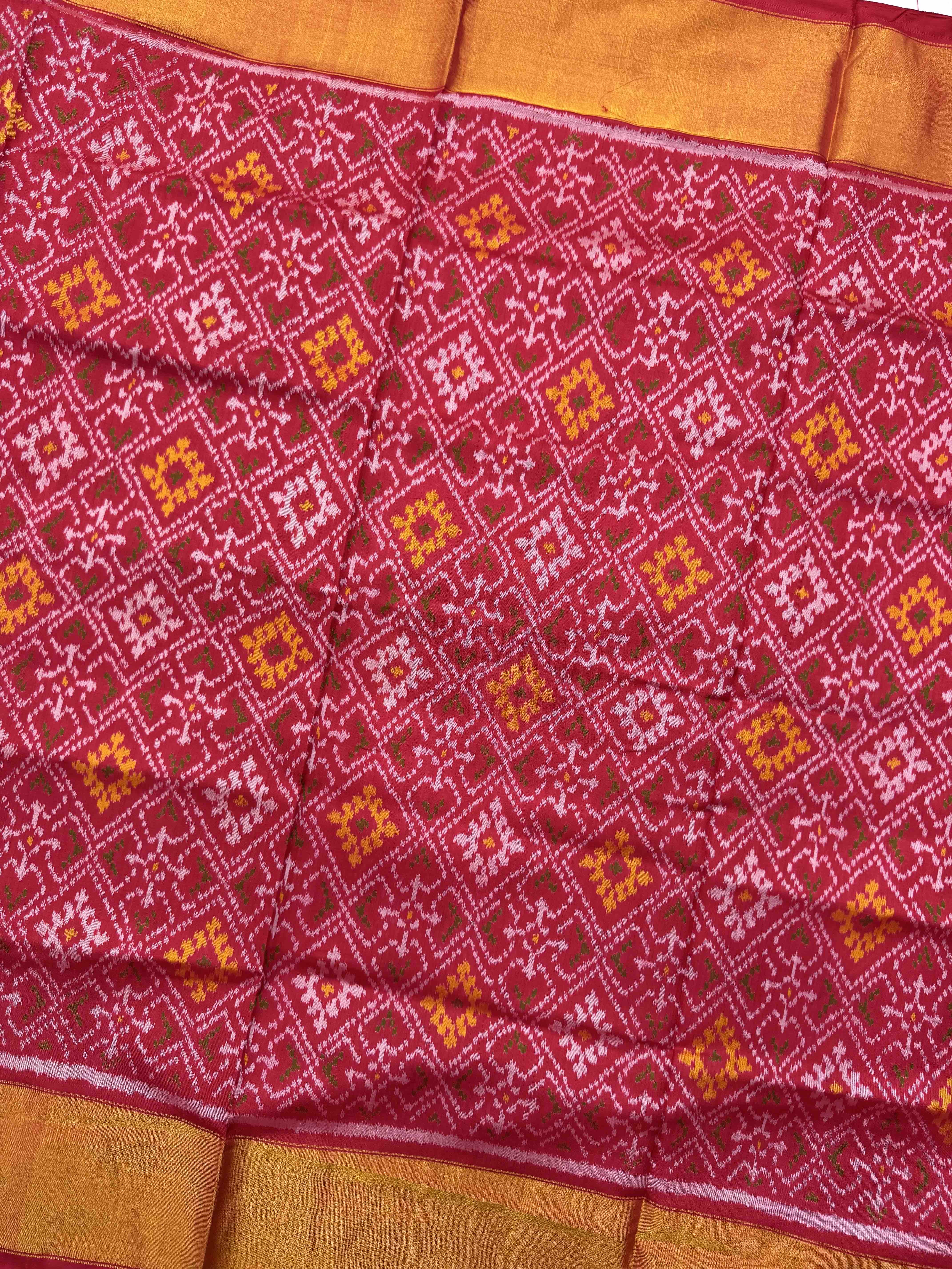Red Panchanda Rajkot Patola Saree