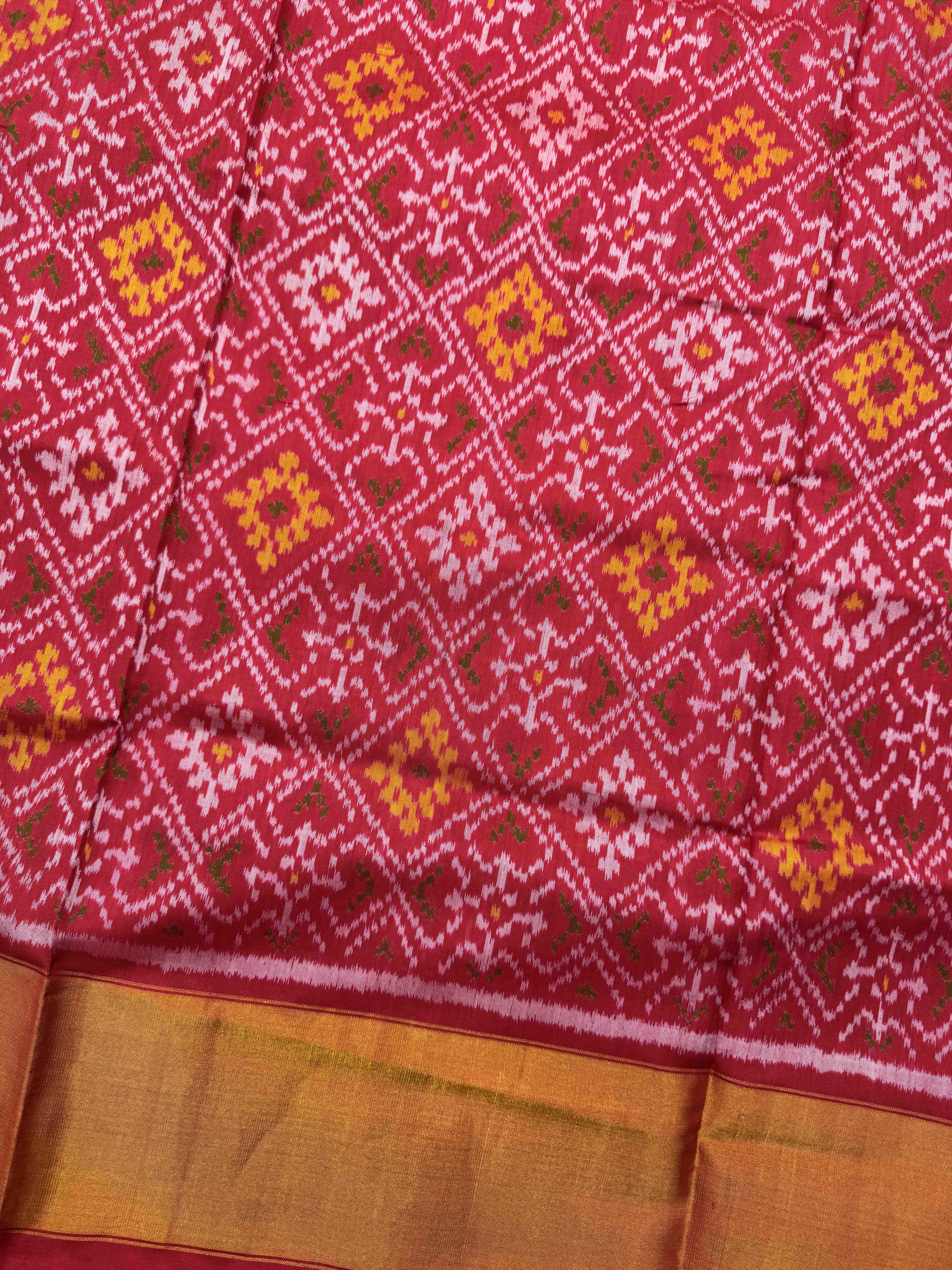 Red Panchanda Rajkot Patola Saree