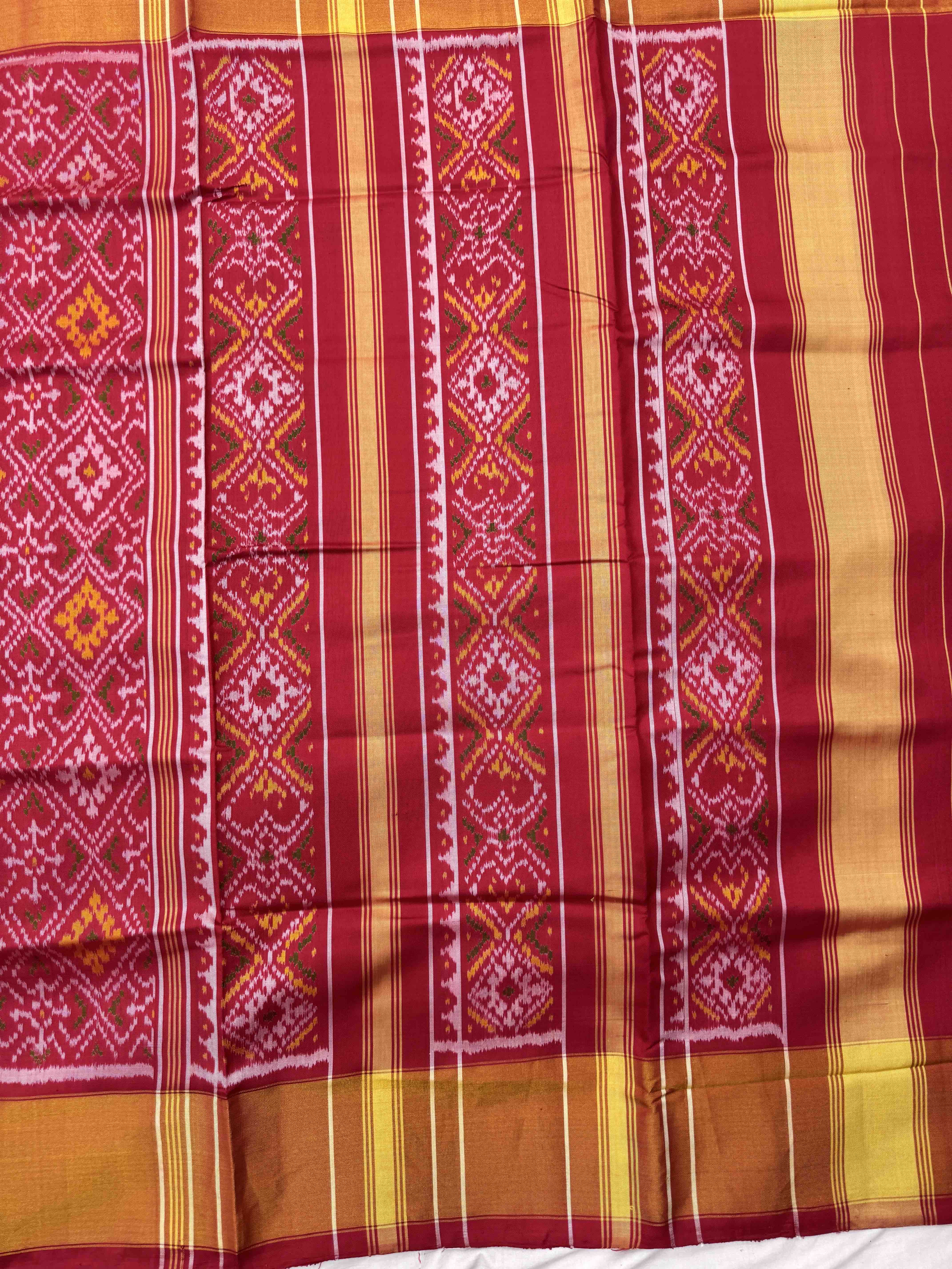 Red Panchanda Rajkot Patola Saree