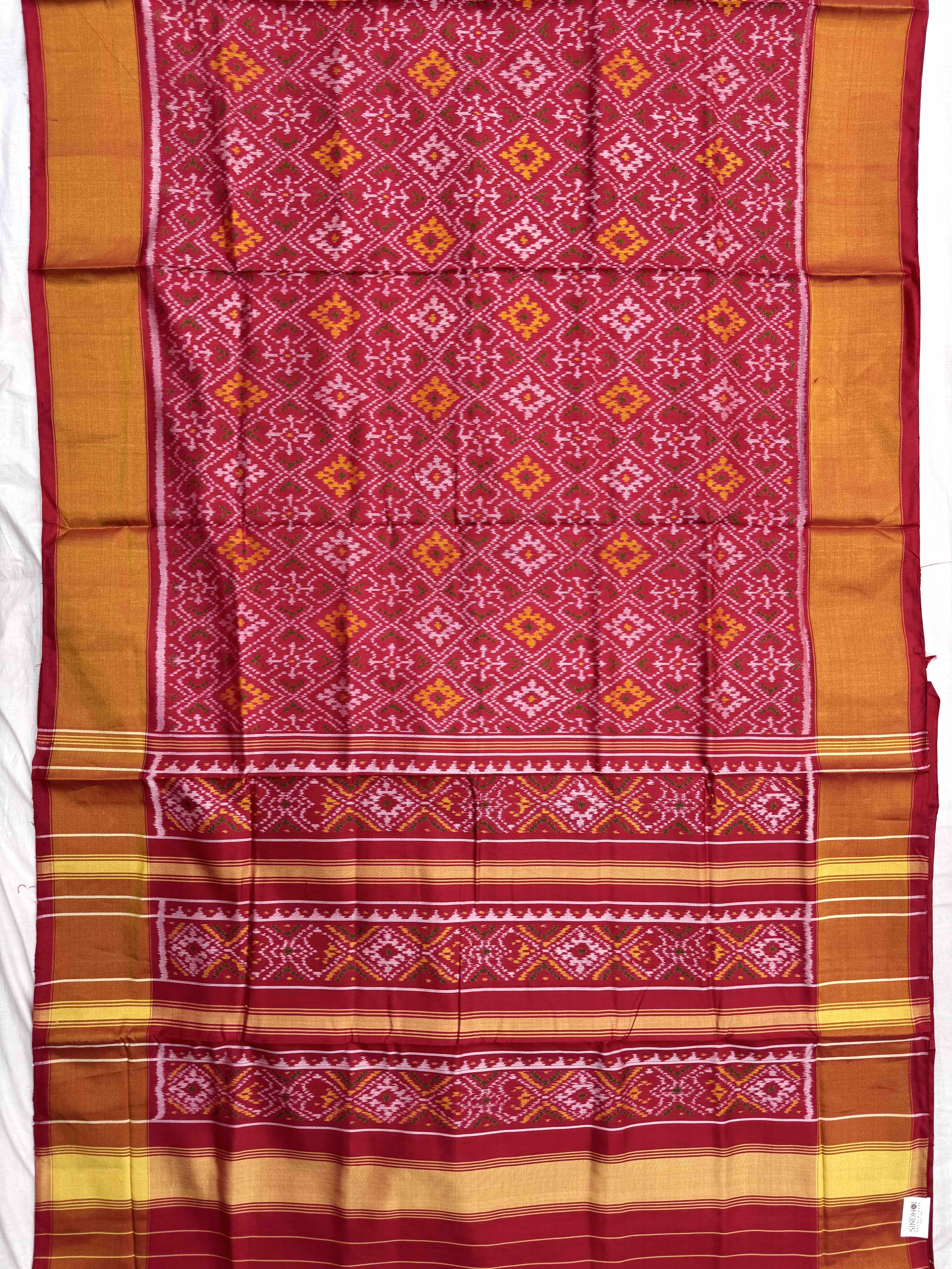 Red Panchanda Rajkot Patola Saree