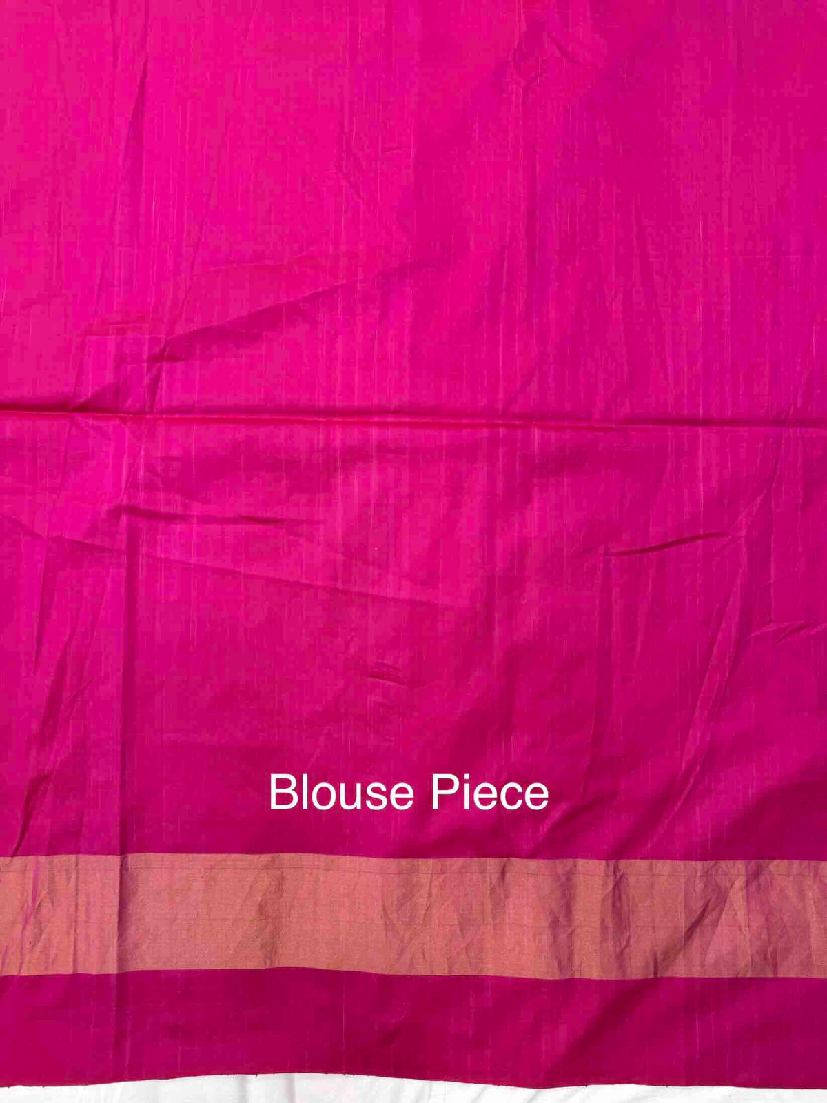 Dark Pink & Pink Single Ikat Bandhani Patola Saree
