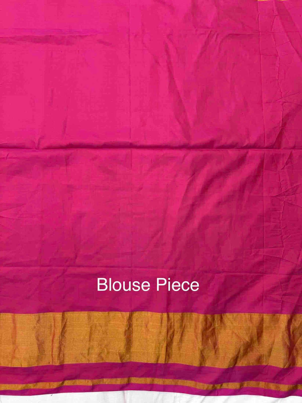 Pink & Dark Blue Single Ikat Bandhani Patola Saree