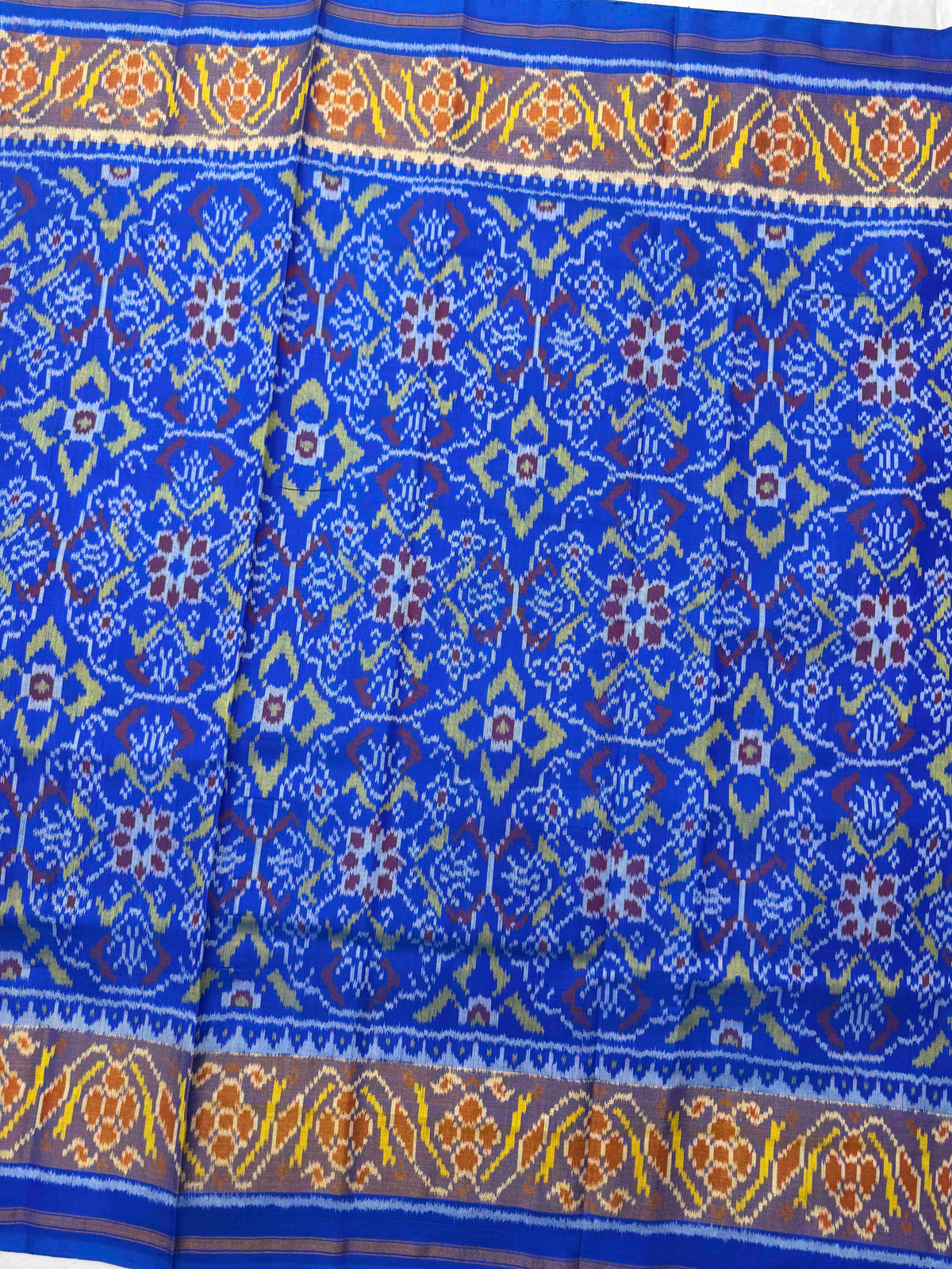 Blue Chhabdi Rajkot Patola Saree