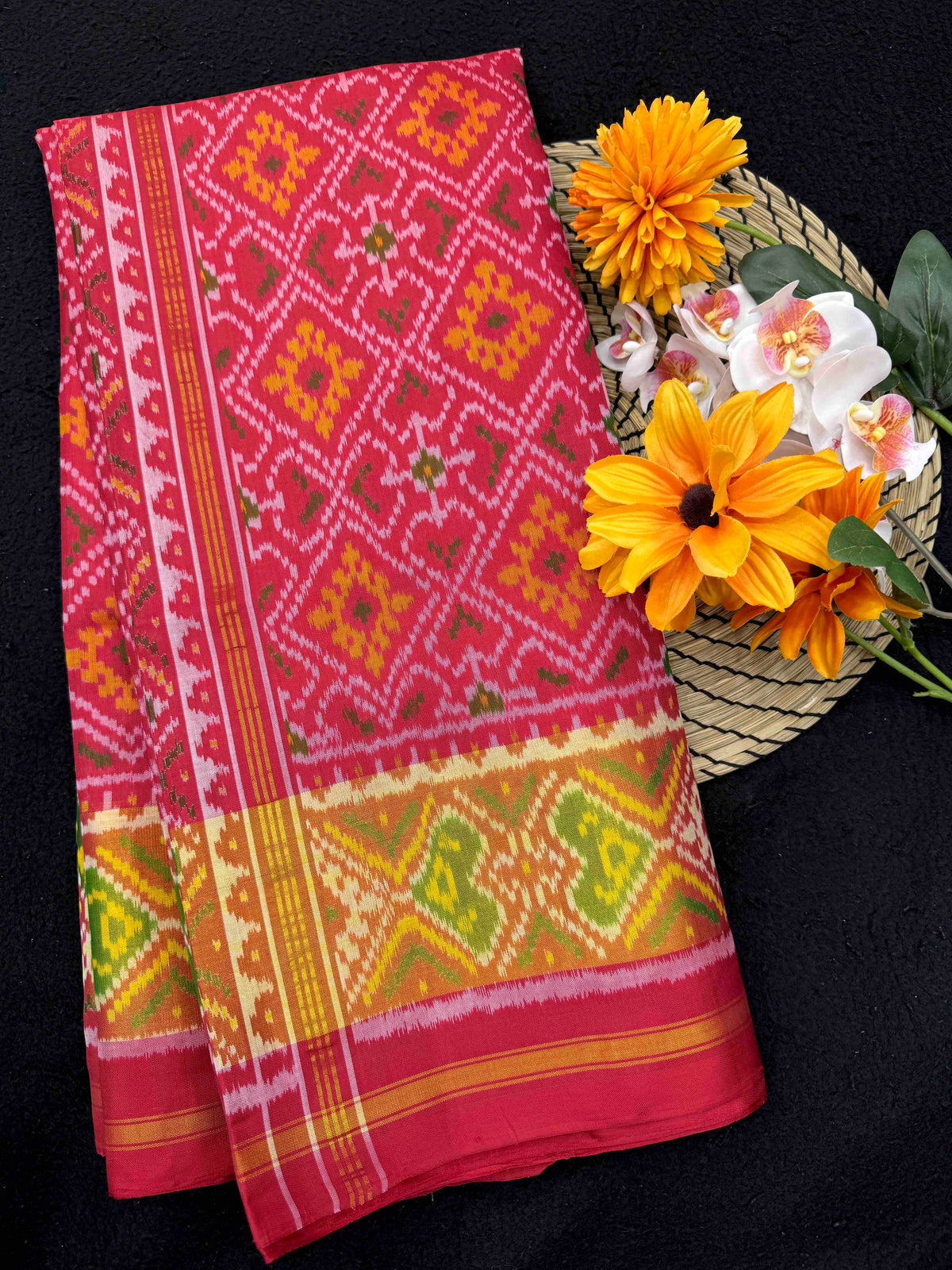 Red Panchanda Rajkot Patola Saree