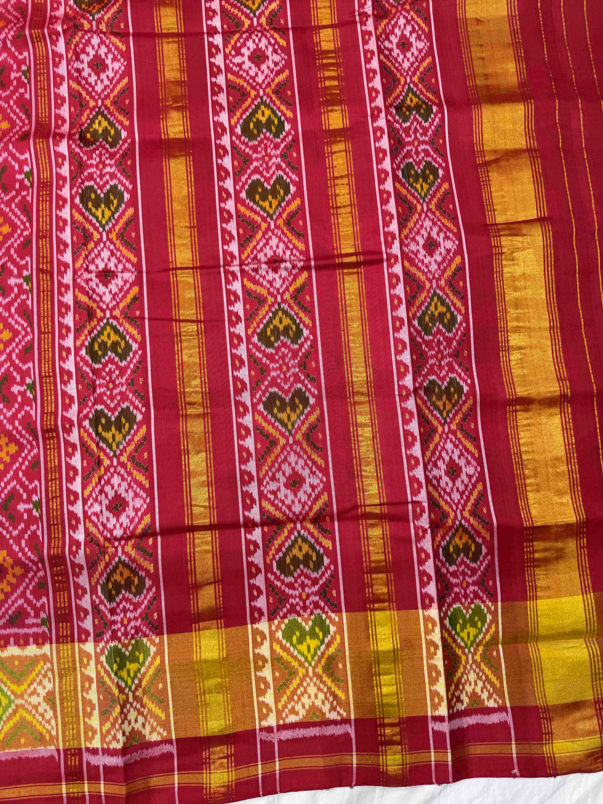 Red Panchanda Rajkot Patola Saree