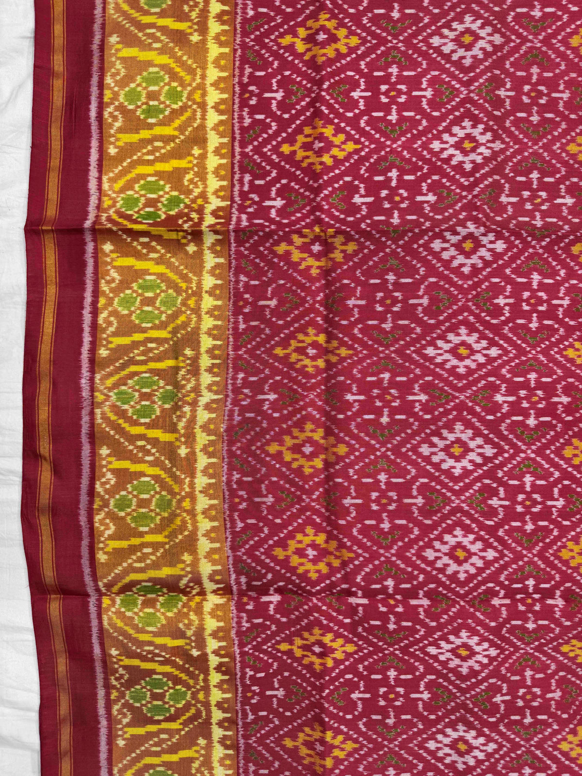 Maroon Panchanda Rajkot Patola Saree