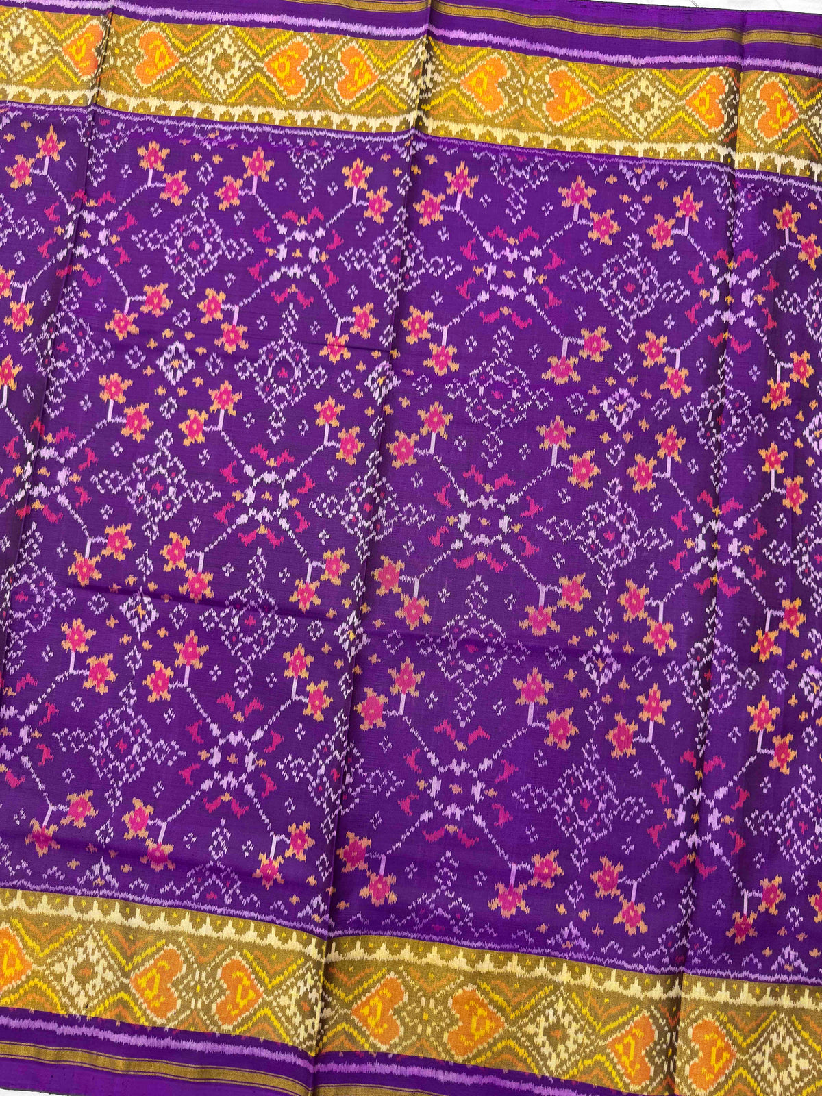 Purple Navratan Rajkot Patola Saree