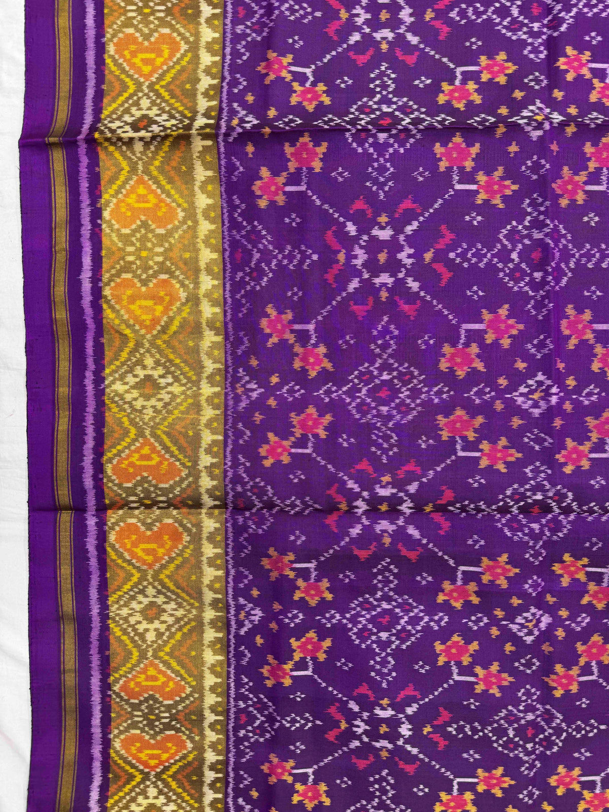 Purple Navratan Rajkot Patola Saree