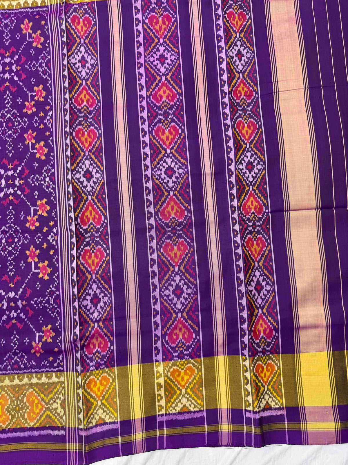 Purple Navratan Rajkot Patola Saree