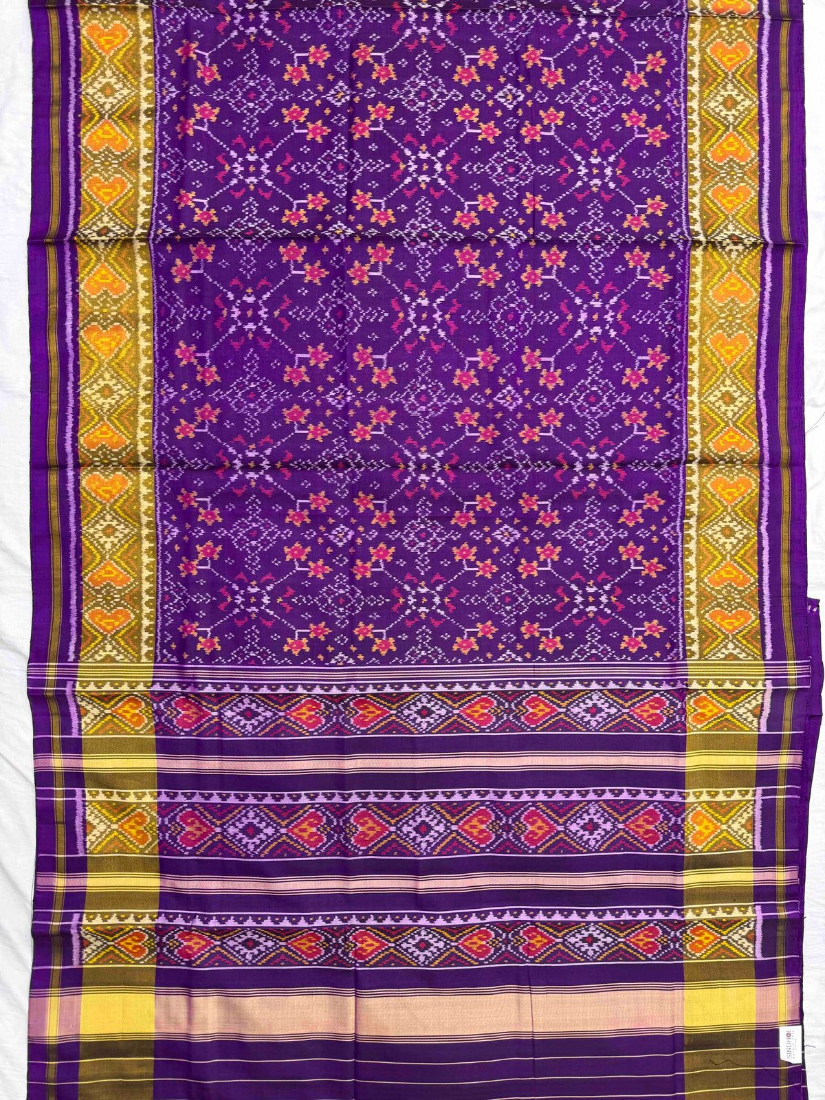 Purple Navratan Rajkot Patola Saree