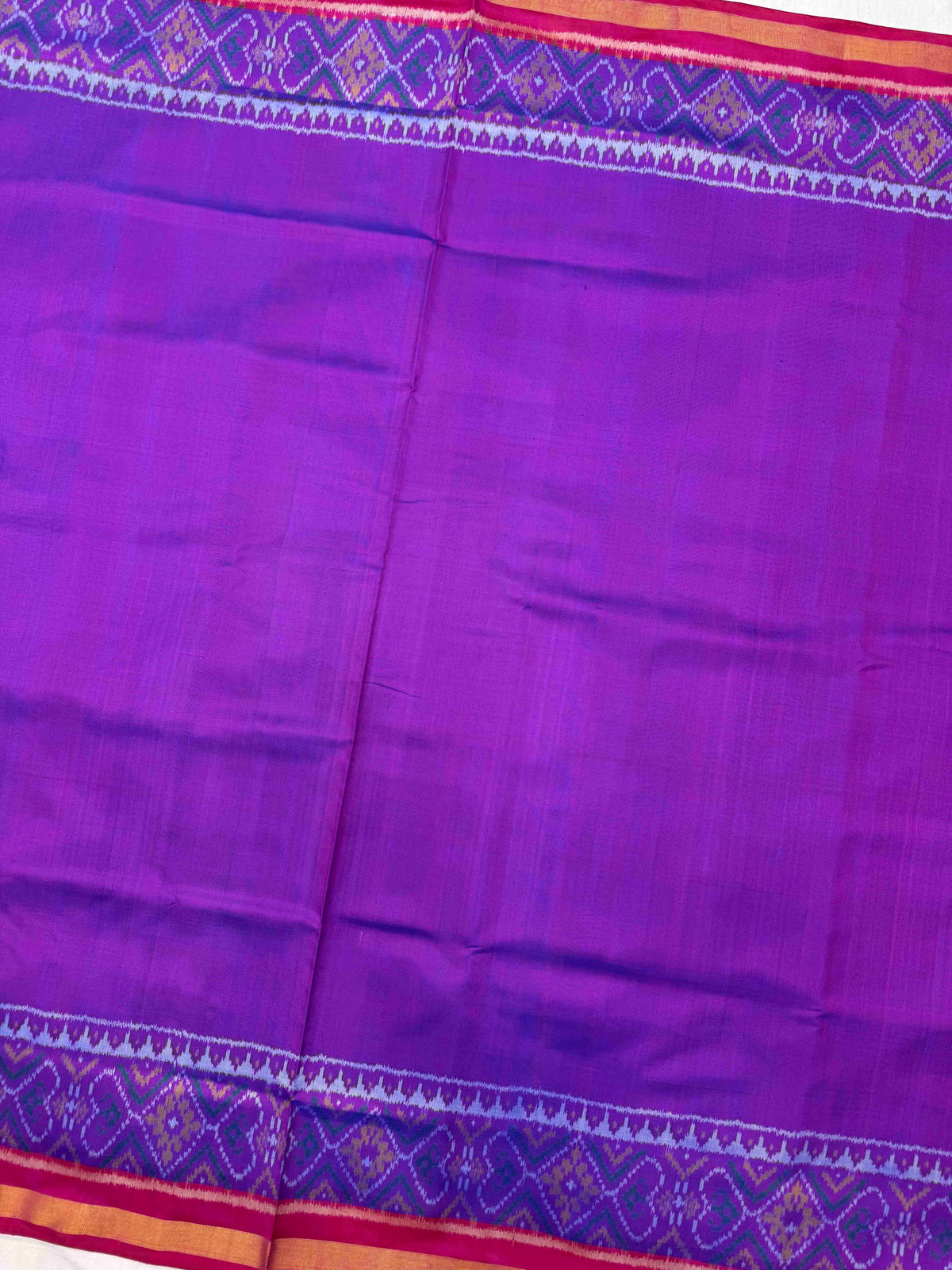 Purple Plain Rajkot Patola Saree