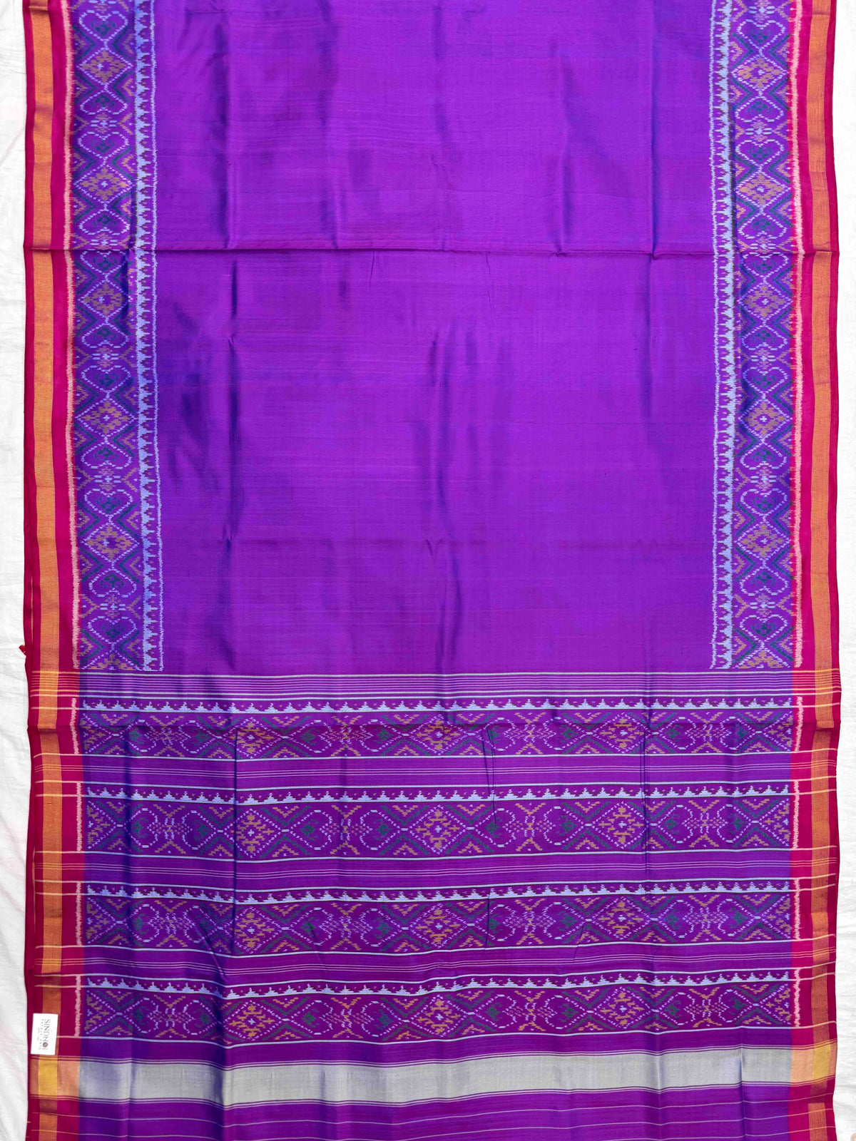Purple Plain Rajkot Patola Saree