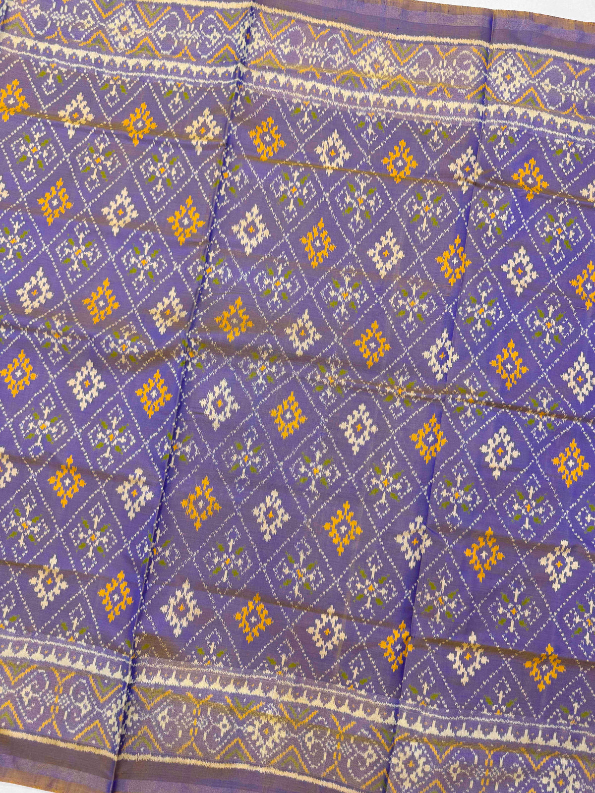 Light Purple Panchanda Rajkot Patola Saree