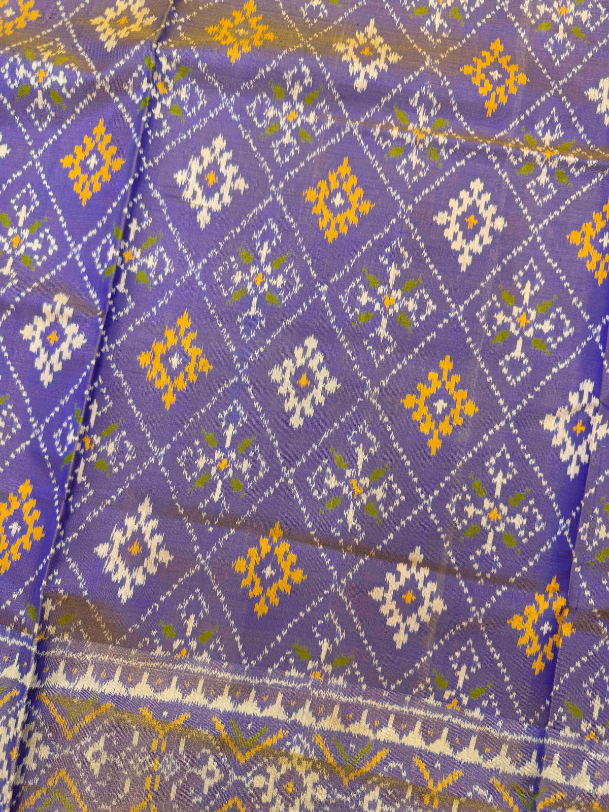 Light Purple Panchanda Rajkot Patola Saree