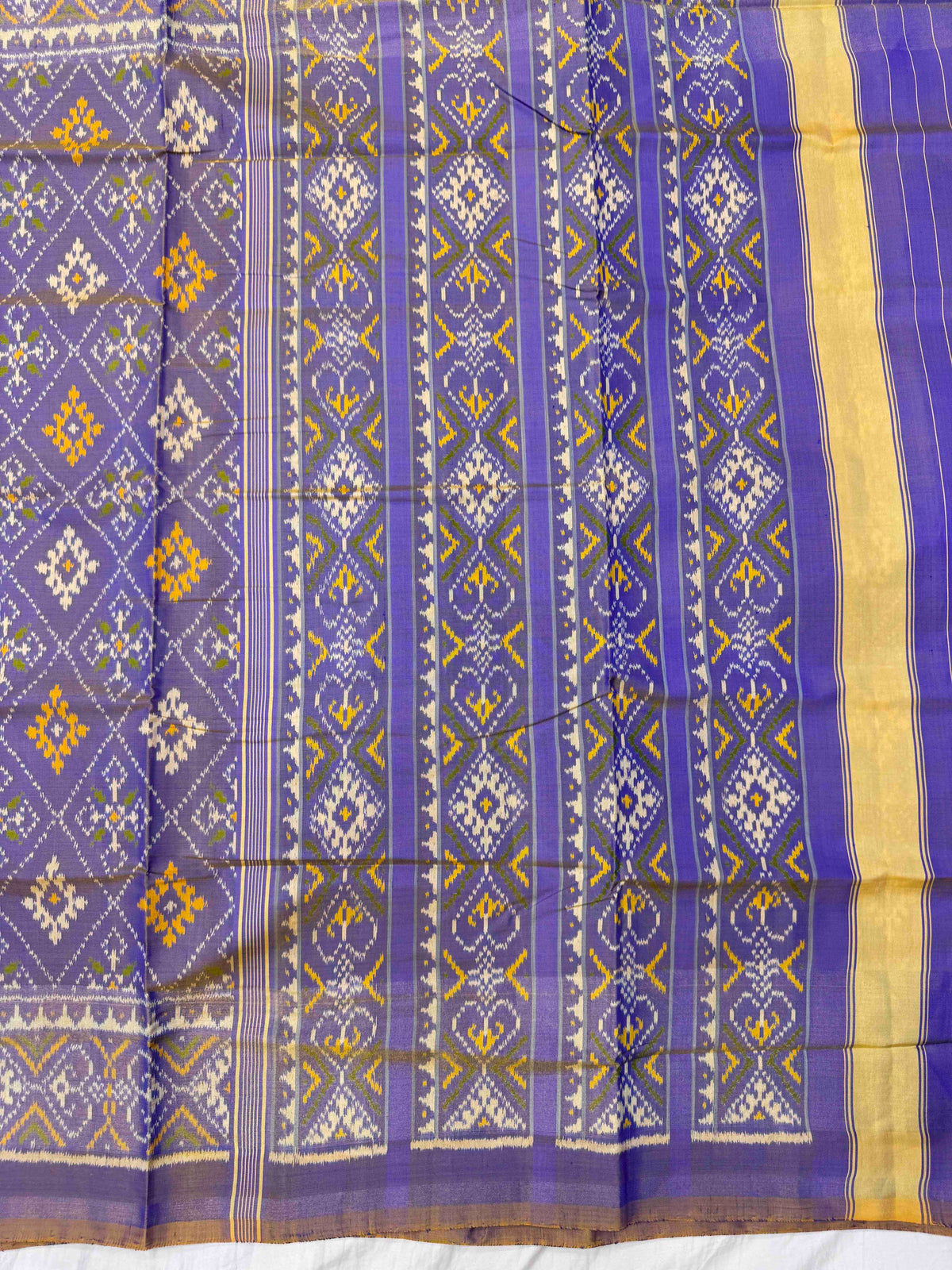 Light Purple Panchanda Rajkot Patola Saree