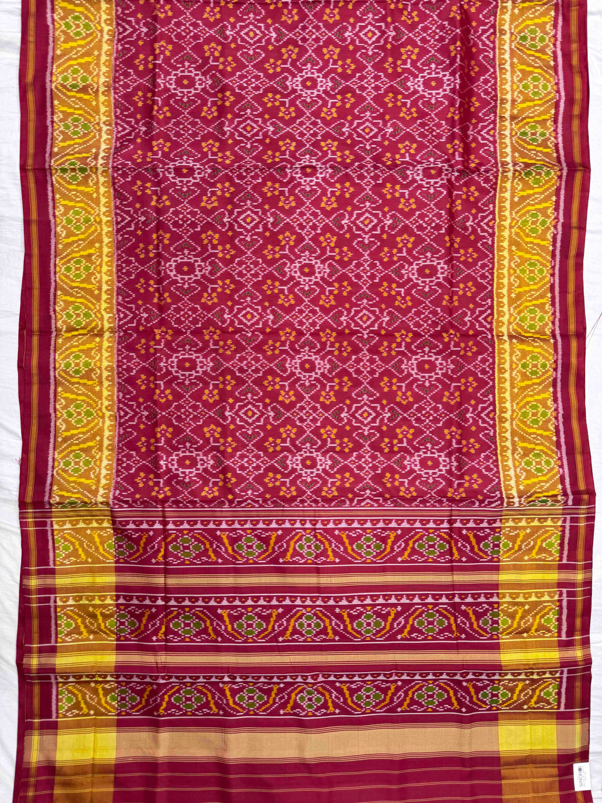 Red Navratan Rajkot Patola Saree