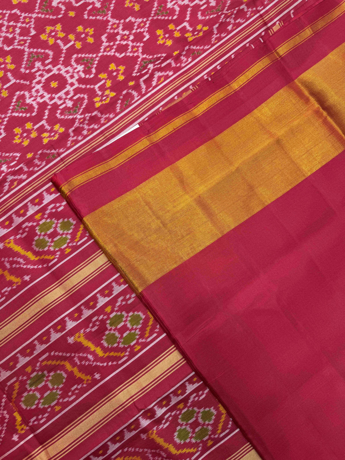 Red Navratan Rajkot Patola Saree
