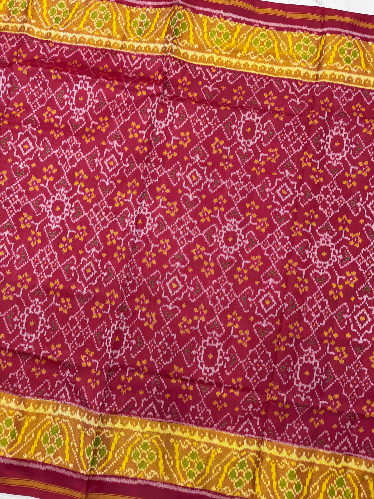 Red Navratan Rajkot Patola Saree