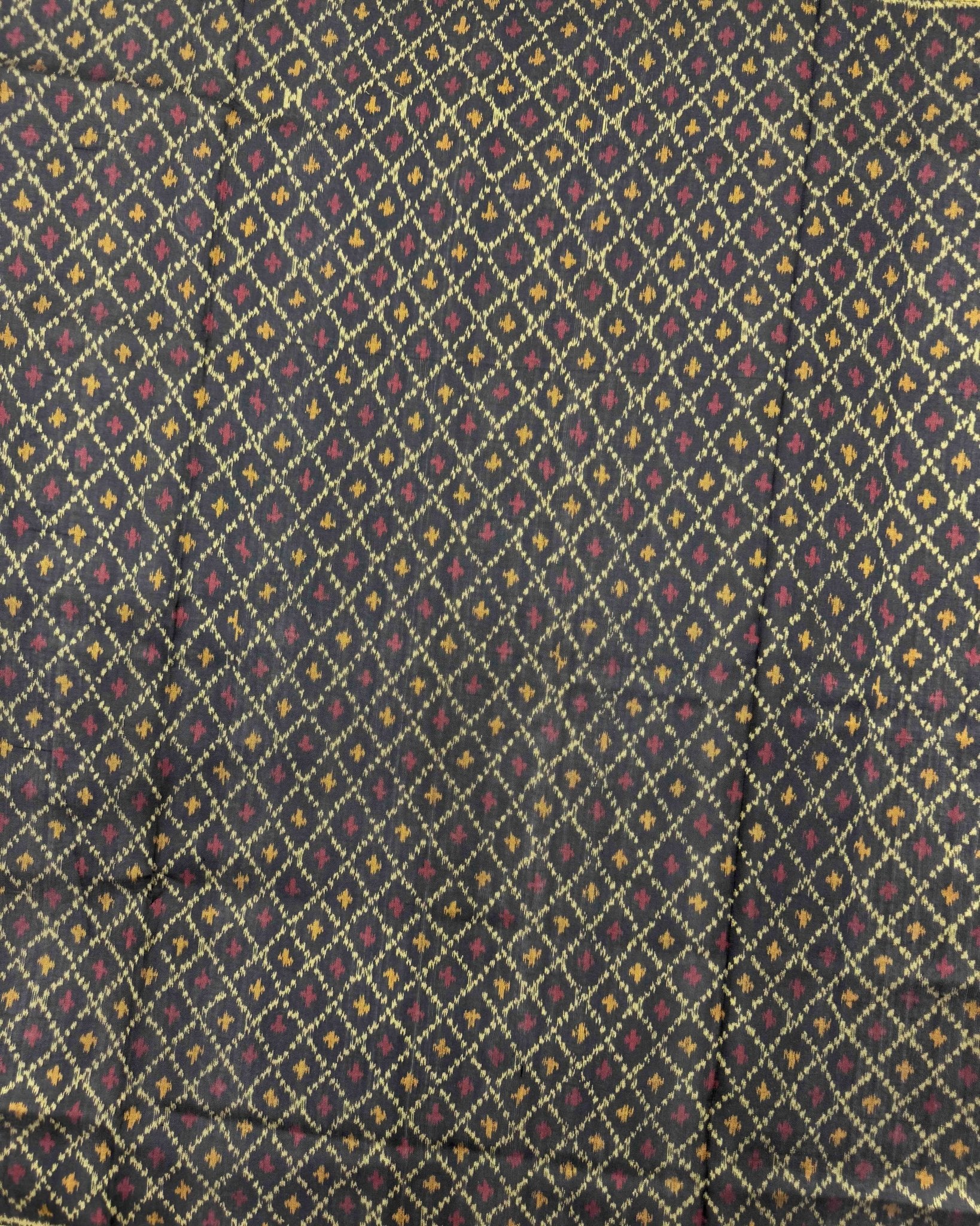 Black Dariya Bhatt Patola Saree - SindhoiPatolaArt