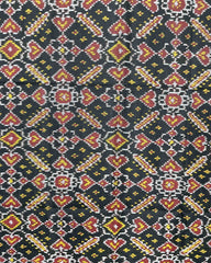 Black Manekchowk Designer Patola Dupatta - SindhoiPatolaArt