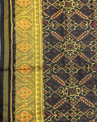 Black Manekchowk Designer Patola Saree - SindhoiPatolaArt