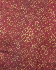 Black & Red Navratan Patola Saree - SindhoiPatolaArt