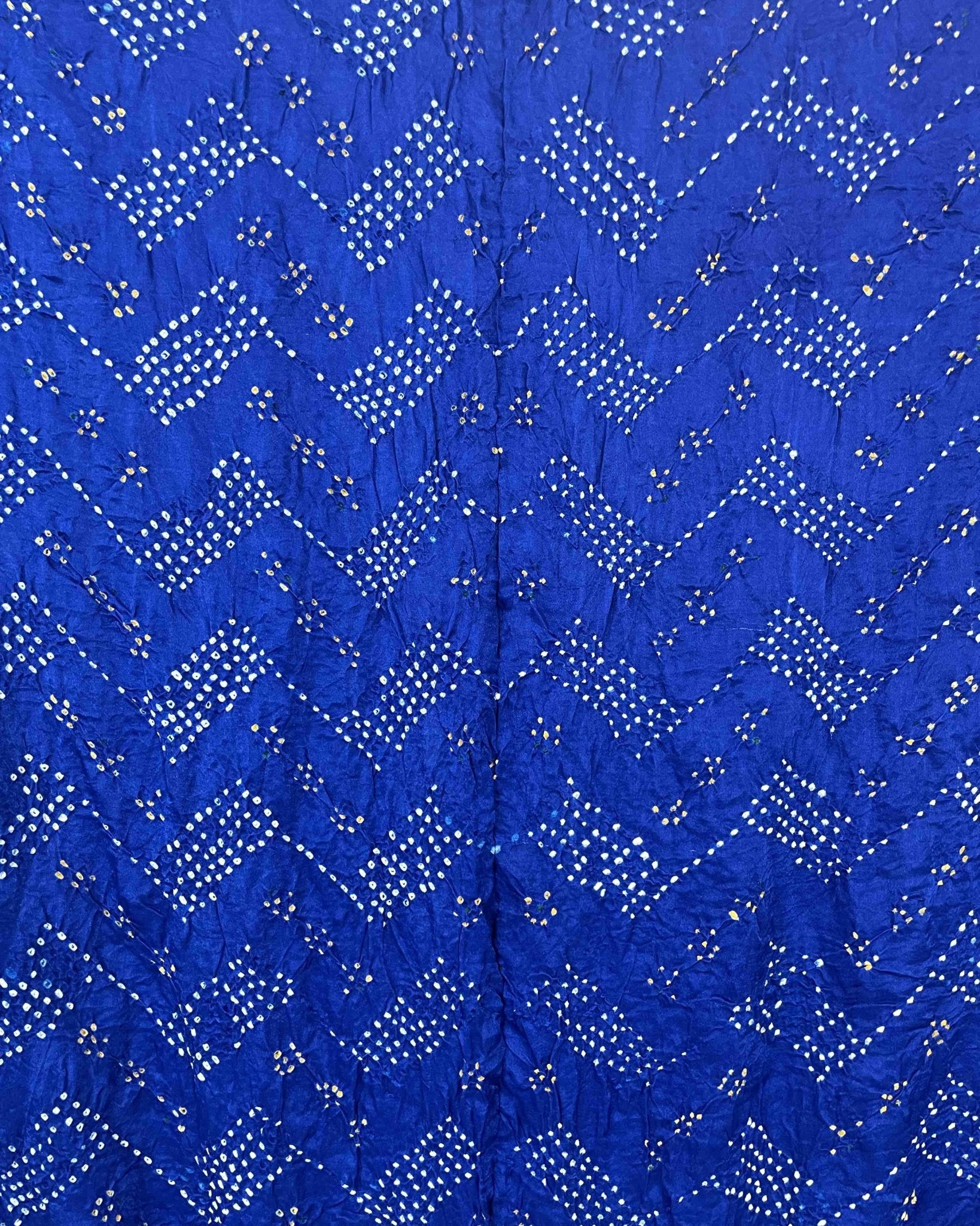 Blue Bandhani Dupatta - SindhoiPatolaArt