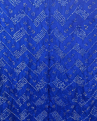 Blue Bandhani Dupatta - SindhoiPatolaArt