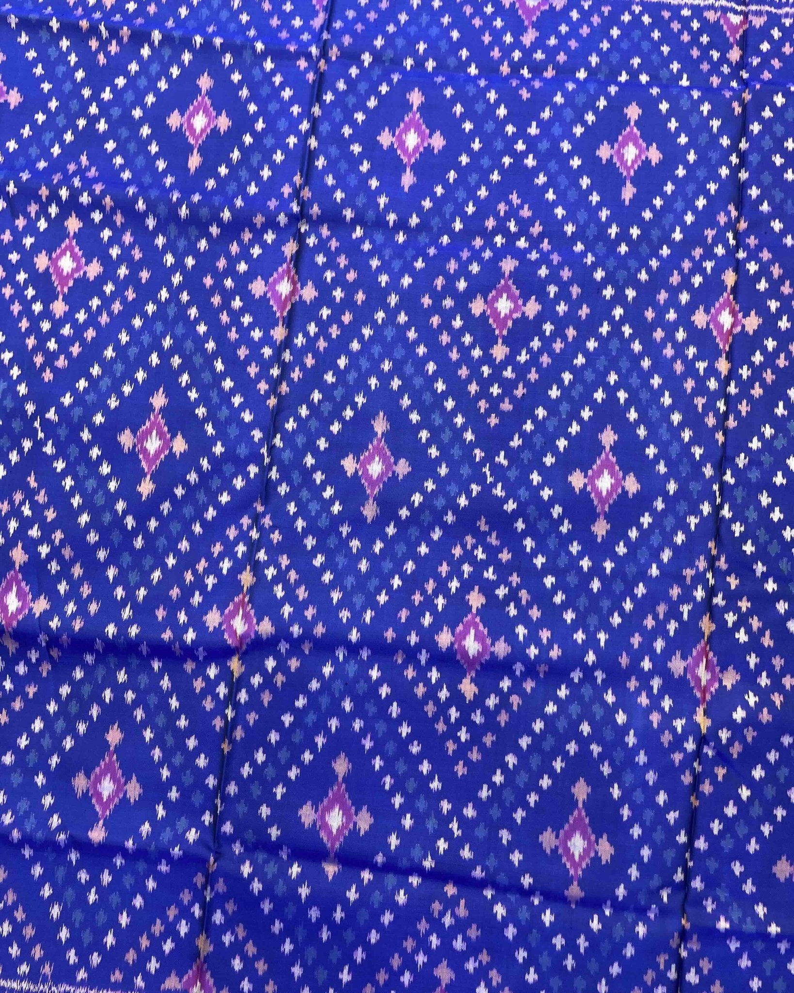 Blue Bandhej Design Patola Saree - SindhoiPatolaArt
