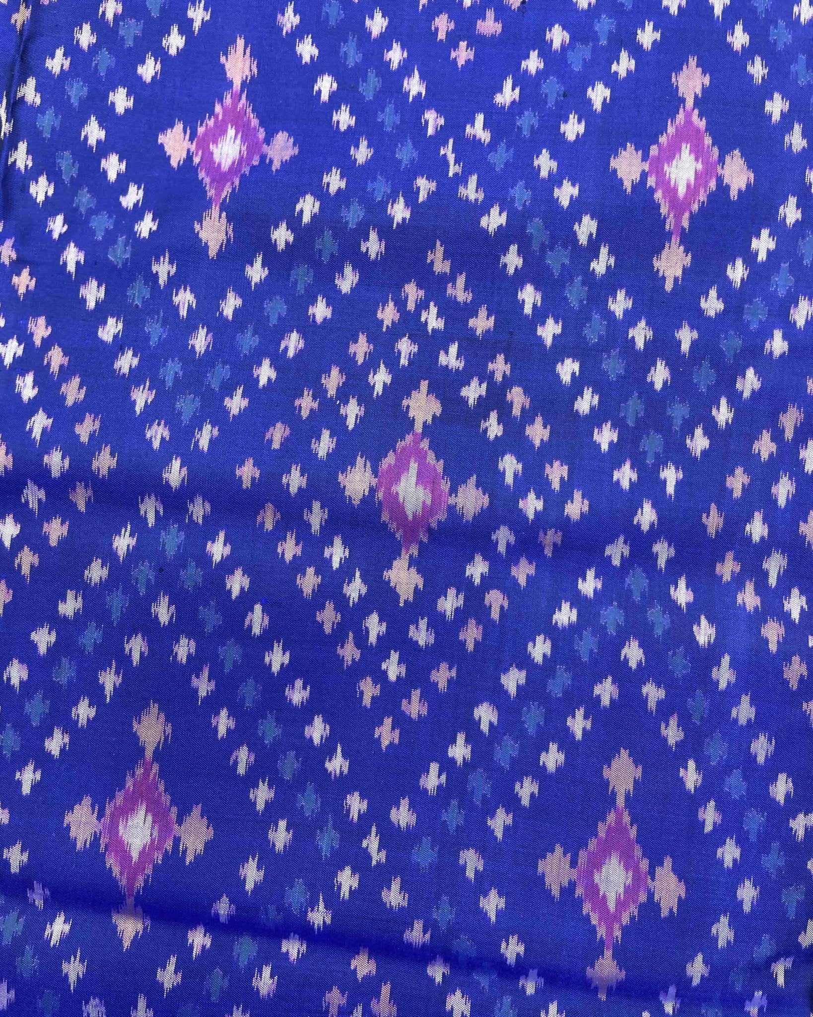 Blue Bandhej Design Patola Saree - SindhoiPatolaArt