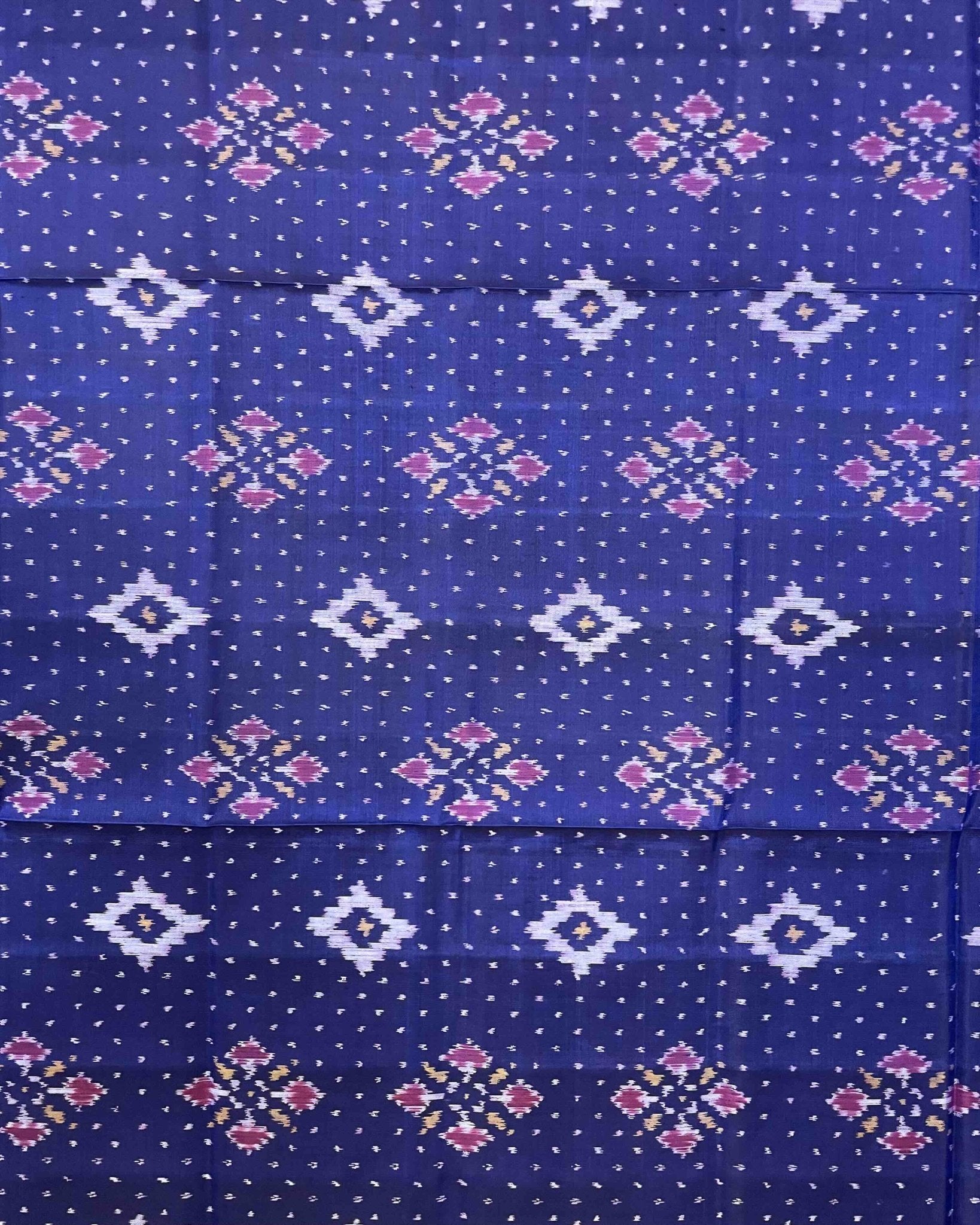 Blue Booty Panchanda Designer Patola Dupatta - SindhoiPatolaArt