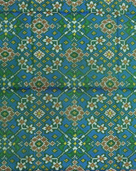Blue Ganga Jamuna Navratan Patola Dupatta - SindhoiPatolaArt
