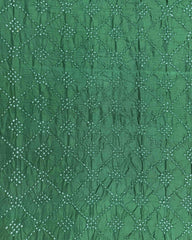 Blue & Green Bandhani Patola Dupatta - SindhoiPatolaArt