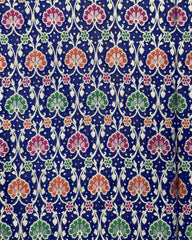 Blue Meenakari Georgette Bandhani Dupatta - SindhoiPatolaArt
