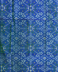 Blue Navratan Patola Dupatta - SindhoiPatolaArt