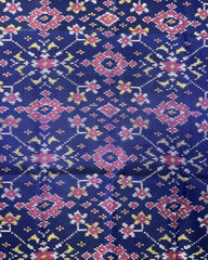 Blue Navratan Patola Dupatta - SindhoiPatolaArt