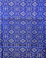 Blue Panchanda Designer Patola Dupatta - SindhoiPatolaArt