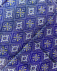 Blue Panchanda Designer Patola Dupatta - SindhoiPatolaArt