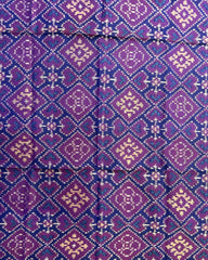 Blue Panchanda Patola Dupatta - SindhoiPatolaArt