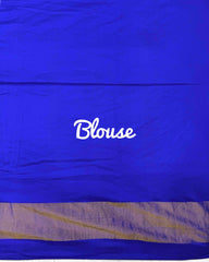 Blue & Pink Bandhani Patola Saree - SindhoiPatolaArt