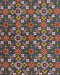 Blue & Turquoise Manekchowk Patola Dupatta - SindhoiPatolaArt