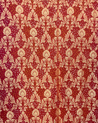 Carrot Pink & Peach Shaded Georgette Bandhani Dupatta - SindhoiPatolaArt