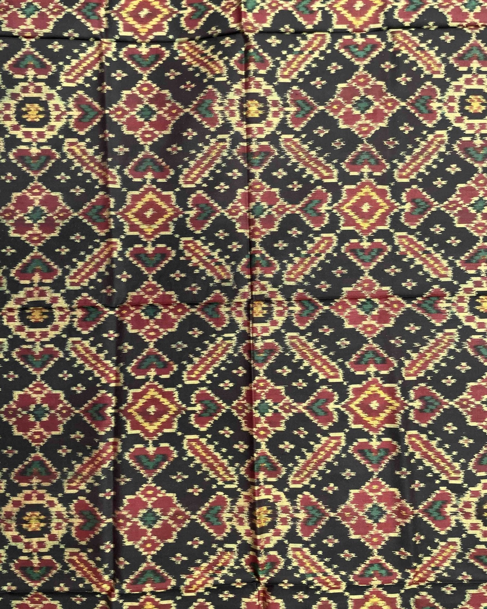 Coffee Brown Manekchowk Patola Dupatta - SindhoiPatolaArt