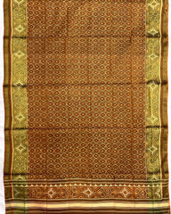 Copper Booty Design Patola Dupatta - SindhoiPatolaArt