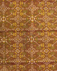 Golden Navratan Patola Dupatta - SindhoiPatolaArt