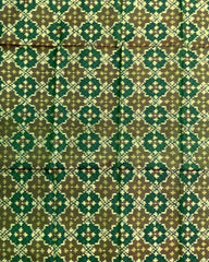 Green Buttonful Design Patola Dupatta - SindhoiPatolaArt